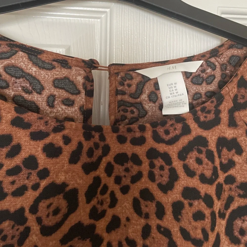 H & M Leopard Print A-Line Dress - *NEW* - Picture 5 of 6